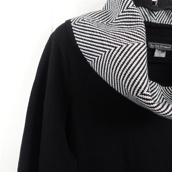 Jessica Howard Womens Cowl Neck Sweaterdress Plus Size 2X - Picture 4 of 12